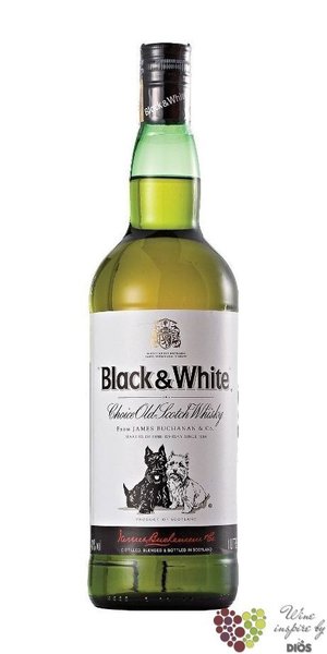 Black &amp; White choice old Scotch whisky 40% vol.    1.00 l