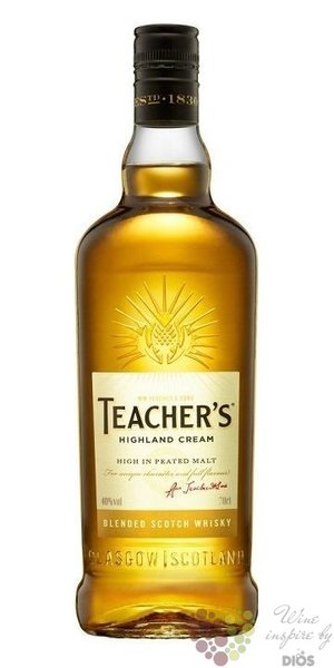 Teachers  Highland Cream  blended Scotch whisky 40% vol.  0.70 l