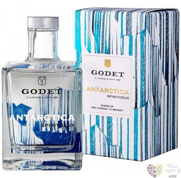 Godet  Antarctica Icy white  Folle blanche Cognac Aoc 40% vol.  0.50 l