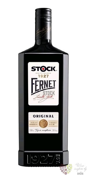 Fernet Stock  Original  Bohemian herbal liqueur 38% vol.  1.00 l