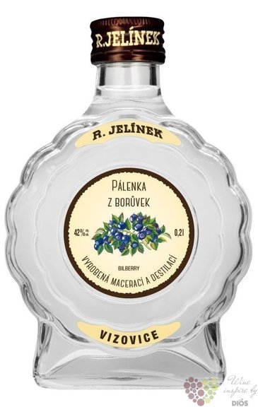 Plenka z borvek moravian biberry brandy Rudolf Jelnek 42% vol.  0.20 l
