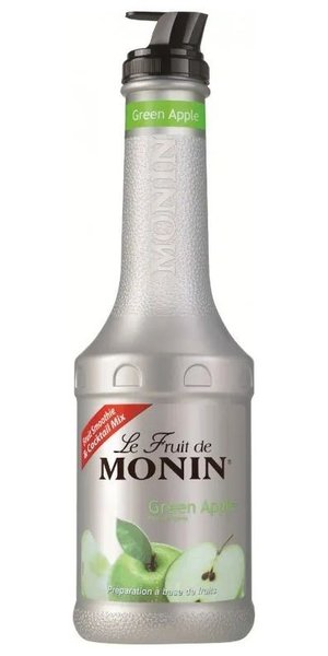 Monin pure  Green apple  French fruits pap extract 00% vol.   1.00 l
