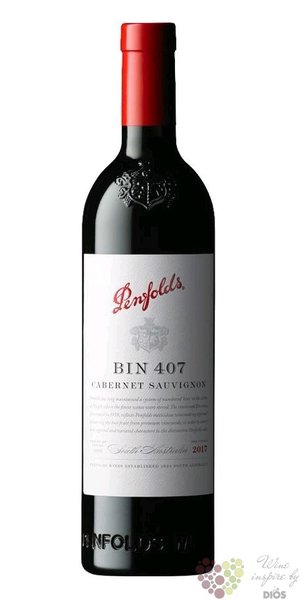 Cabernet Sauvignon  BIN 407  2017 South Australian wine Bin range Penfolds  0.75 l