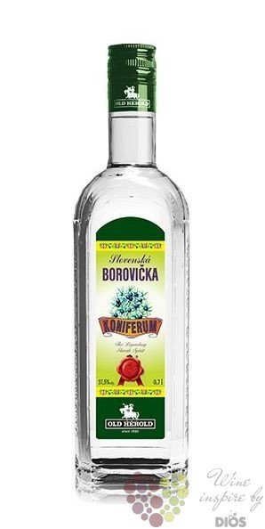Borovika  Koniferum original  Slovak brandy by Old Herold distillery 37.5% vol.   0.04 l