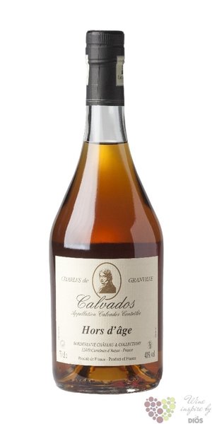 Charles de Granville  Hors dAge  Calvados Pays dAuge 40% vol.    0.70 l