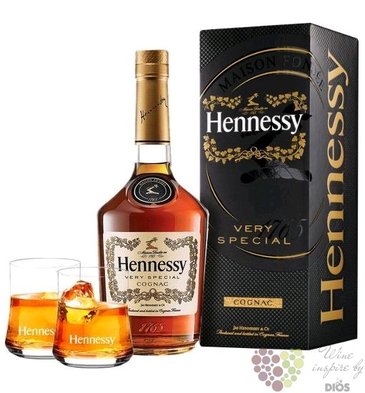 Hennessy  VS - 2glass gift  very special Cognac Aoc 40% vol.  0.70 l