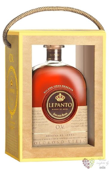 Brandy de Jerz  Lepanto OV   Solera Grand reserva by Gonzales Byass 36% vol.0.70 l