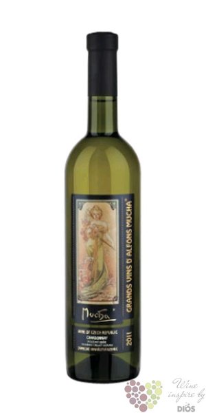 Chardonnay  Alfons Mucha  2011 pozdn sbr Zmeck vinastv Bzenec
