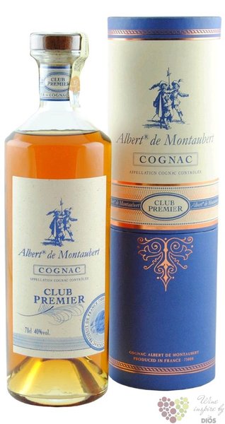 Albert de Montaubert  Club Premier  Petite Champagne Cognac 40% vol.  0.70 l