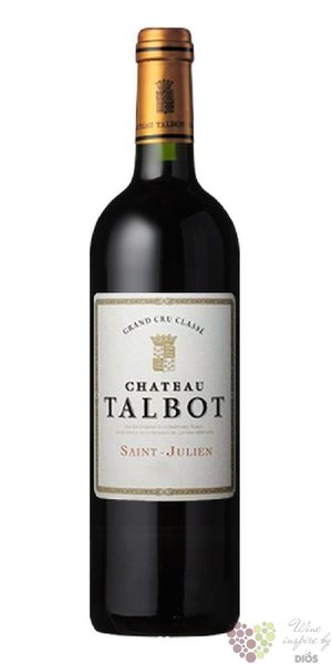 Chateau Talbot 2018 Saint Julien 4r Grand cru Class en 1855  0.75 l
