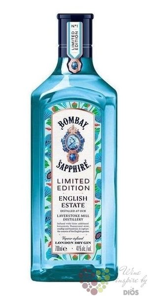 Bombay ltd.  English Estate  premium London dry gin 41% vol.  0.70 l