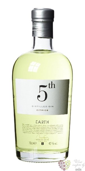 5th  Earth Citrics  flavored Spanish gin 42% vol.  0.70 l