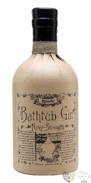 Professor Cornelius Ableforths  Bathtub Navy strength  English London dry gin 57% vol.   0.70 l