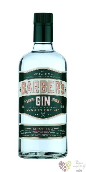 Barbers English London dry gin 40% vol.    0.70 l
