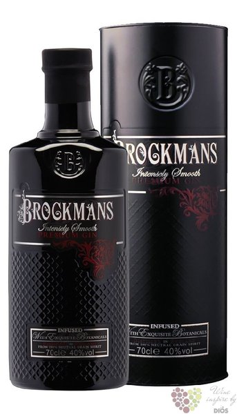 Brockmans  Intensely Smooth  gift tube premium English gin 40% vol.  0.70 l
