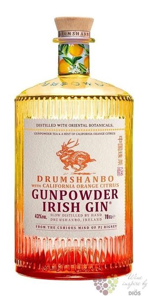 Drumshanbo  Gunpowder Californian Orange  Irish botanicals gin 43% vol.  0.70 l