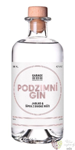 Garage 22  Podzimn  craft Bohemian gin 42% vol.  0.50 l
