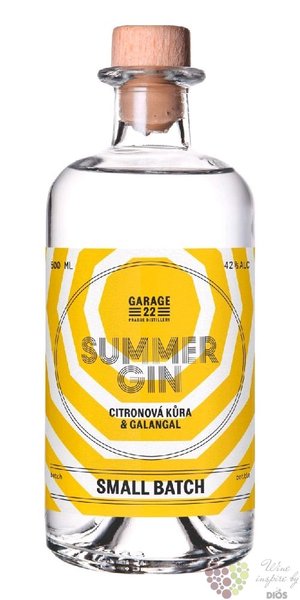 Garage 22  Summer  craft Bohemian gin 42% vol.  0.50 l