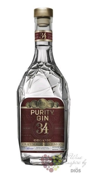 Purity  Nordic Organic 34  craft Swedish gin 43% vol.  0.70 l