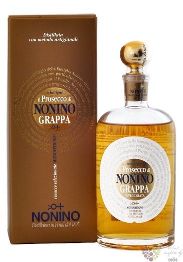 Grappa di Prosecco barrique  I vigneti monovitigno  Friuli distilleria Nonino 41% vol.  0.70 l