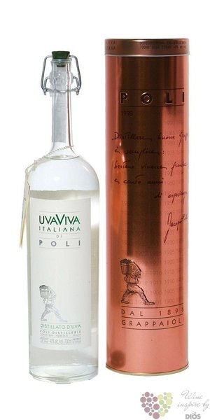 Aromatic grape brandy  UvaViva Italiana di Poli  Jacopo Poli 40% vol.     0.70 l