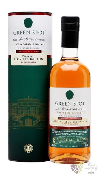 Green Spot  Leoville Barton Bordeaux finished  pure pot still Irish whiskey 46% vol.  0.70 l
