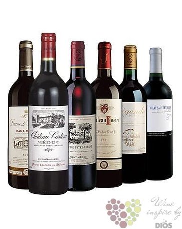 Kolekce vybranch francouzskch vn z vinask oblasti Bordeaux  Medium    6 x 0.75 l