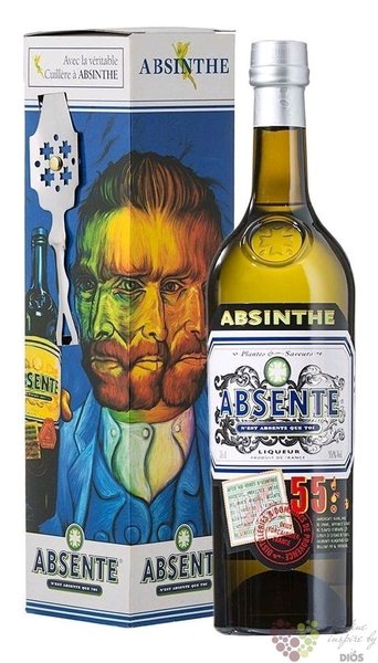 Absente aux Plantes dAbsinthe gift box French absinth 55% vol.  0.70 l