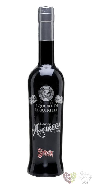 Strega  Liquirizia  Italian herbal liqueur by Amarelli 25% vol.  0.50 l
