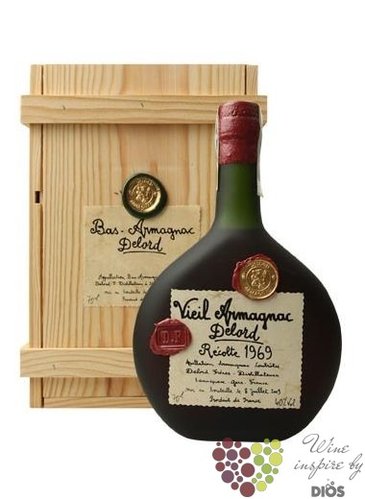 Delord  Millesimes  1969 vintage Bas Armagnac Aoc 40% vol.    0.70 l