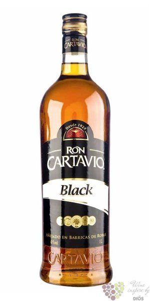 Cartavio  Black  Peruan rum 40% vol.  0.05 l