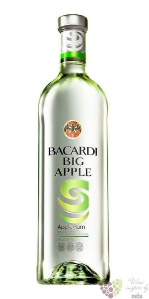 Bacardi  Big Apple  flavored Puerto Rican rum 35% vol.  0.05 l