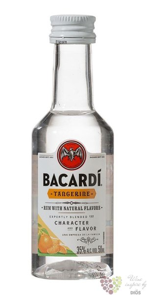 Bacardi  Tangerine  flavored Puerto Rican rum 35% vol.  0.05 l