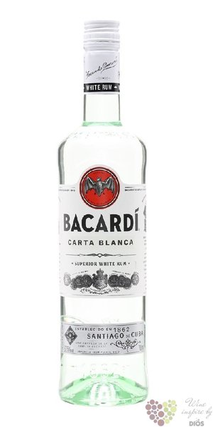 Bacardi  Carta blanca  white Cuban rum 40% vol.  1.50 l