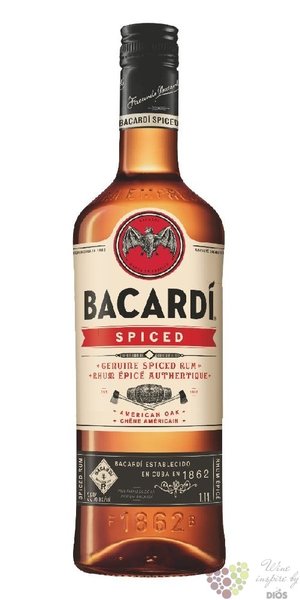 Bacardi  Spiced  flavored Cuban spirit drink 35% vol.  1.00 l