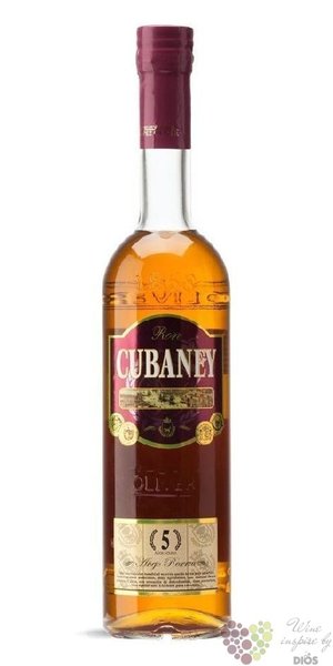 Cubaney  Aejo Reserva  aged 5 years rum of Dominican republic 38% vol.  0.70l