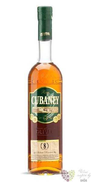 Cubaney  Solera reserva  aged 8 years Dominican rum 38% vol.  0.70 l