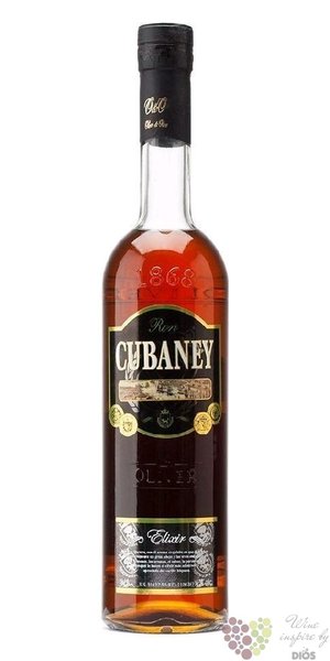 Cubaney  Elixir del Caribe  aged 12 years flavored Dominican rum 34% vol. 0.70 l