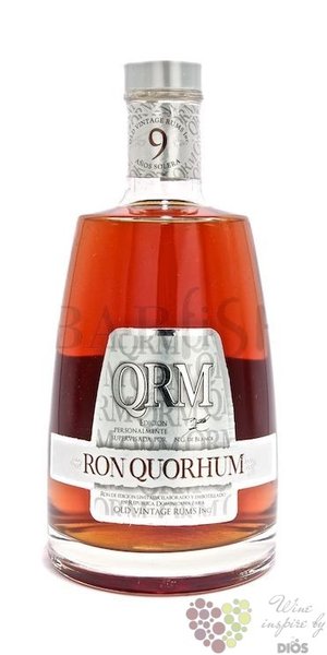 Quorhum  Solera 9 aos  aged Dominican rum 40% vol.  0.70 l