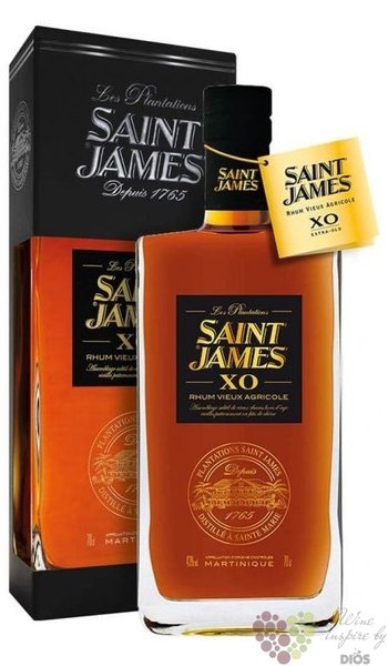 Saint James  XO  aged Martinique rum 43% vol.  0.70 l