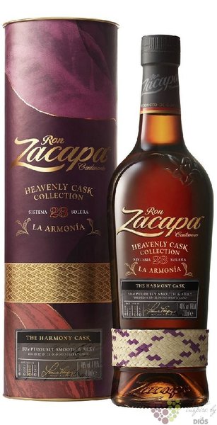 Zacapa Centenario  23 la Armonia  aged rum of Guatemala 40% vol.  0.70 l