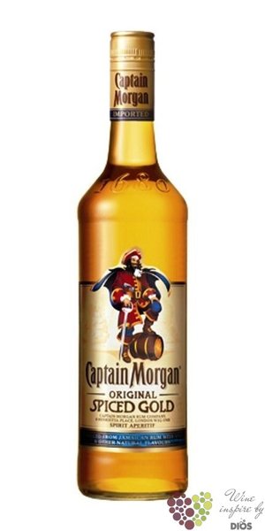 Captain Morgan  Original Spiced Gold  Jamaican flavored rum 35% vol.  0.70 l