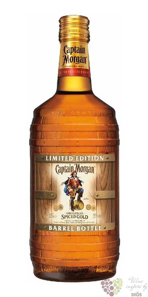 Captain Morgan  Original Spiced Gold barrel  Jamaican flavored rum 35% vol.1.50 l
