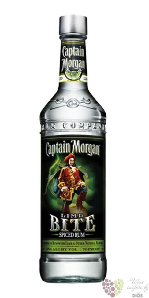 Captain Morgan  Spiced Lime Bite   Jamaican flavored rum 35% vol.  0.70 l