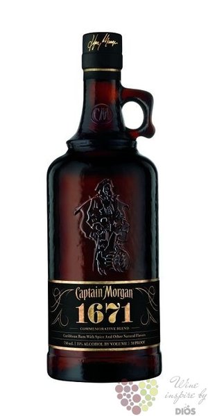 Captain Morgan  1671 Commemorative Spiced Blend  aged Jamaican rum 35% vol.   0.70 l