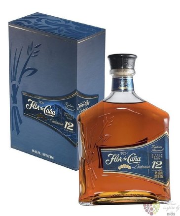 Flor de Caa  Centenario  gift box slow aged 12 years Nicaraguan rum 40% vol.0.70 l