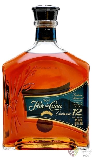 Flor de Caa  Centenario  aged 12 years Nicaraguan rum 40% vol.  0.70 l