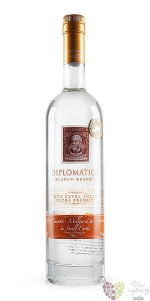 Diplomatico  Blanco reserve  ultra premium white rum of Venezuela 40% vol.   0.70 l