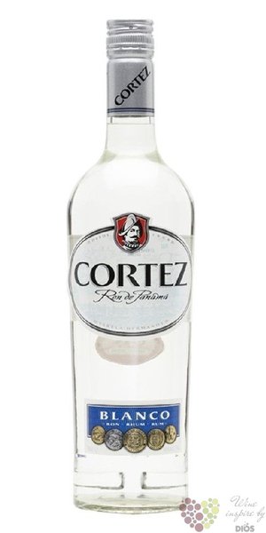 Cortez  Blanco light dry  white rum of Panama 40% vol.  1.00 l