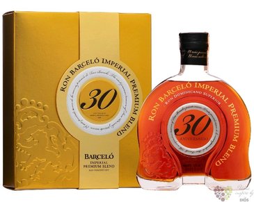 Barcelo  Imperial 30 Aniversario  aged Dominican rum 43% vol.  0.70 l